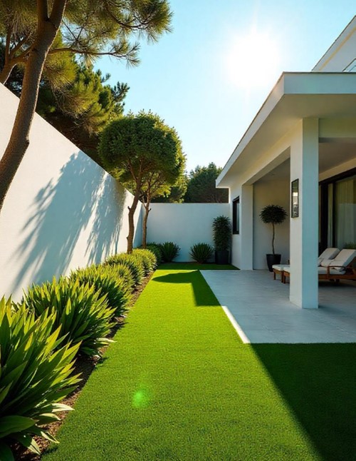 Pose professionnelle de gazon synthétique par MrElagage